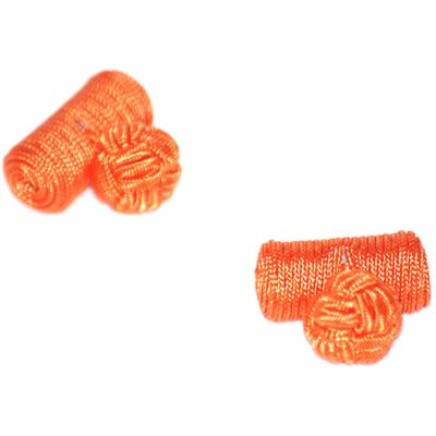 Slipskungen Manschettknopar cylinder Orange2 Slipskungen Manschettknopar cylinder Orange2