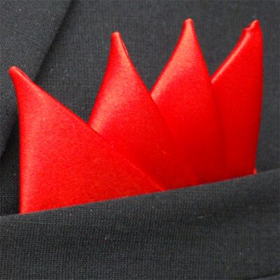 Slipskungen Färdigvikt bröstnäsduk Fyrspets Röd Slipskungen Färdigvikt bröstnäsduk Fyrspets Röd