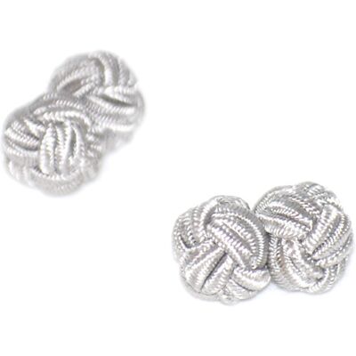 Slipskungen Manschettknopar rund silver Slipskungen Manschettknopar rund silver