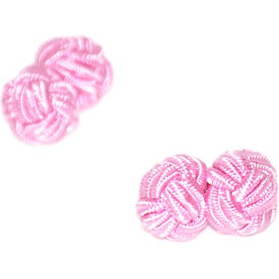 Slipskungen Manschettknopar rund rosa Slipskungen Manschettknopar rund rosa