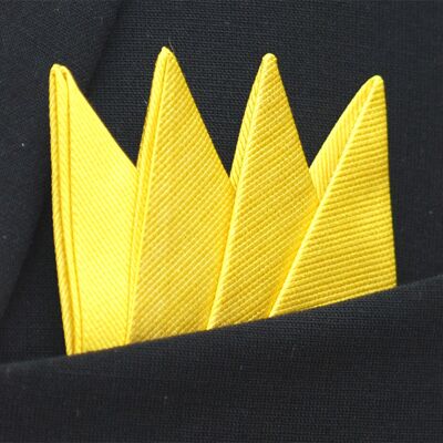 Slipskungen Färdigvikt bröstnäsduk Fyrspets FN046 Gul Slipskungen Färdigvikt bröstnäsduk Fyrspets FN046 Gul