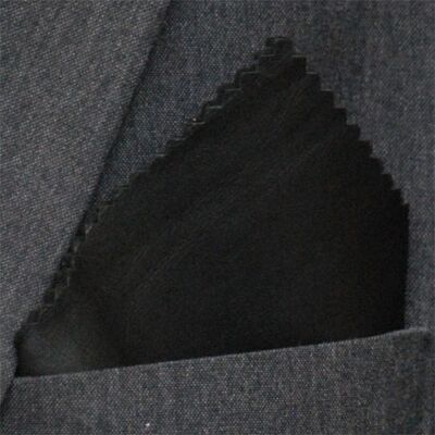 Slipskungen Bröstnäsduk Skinn svart Slipskungen Bröstnäsduk Skinn svart