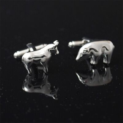 Slipskungen Manschettknappar Bull and Bear Slipskungen Manschettknappar Bull and Bear