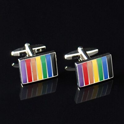 Slipskungen Manschettknappar rainbow Slipskungen Manschettknappar rainbow