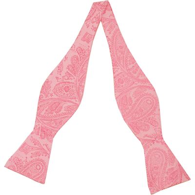Slipskungen Oknuten fluga Paisley Rosa Slipskungen Oknuten fluga Paisley Rosa