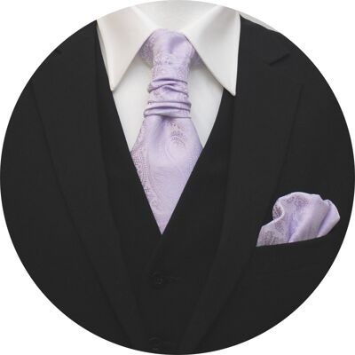Slipskungen Kravattset Paisley Lila Slipskungen Kravattset Paisley Lila