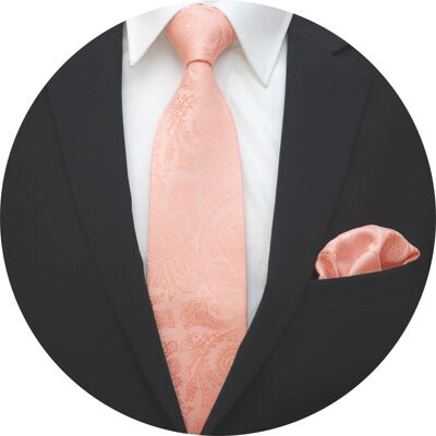 Slipskungen Slipsset Paisley Laxrosa Slipskungen Slipsset Paisley Laxrosa