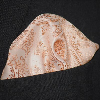 Slipskungen Bröstnäsduk Paisley Aprikos Slipskungen Bröstnäsduk Paisley Aprikos