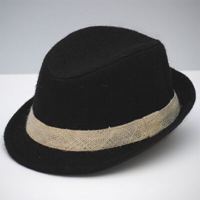 Slipskungen Hatt DENVER svart/beige Slipskungen Hatt DENVER svart/beige