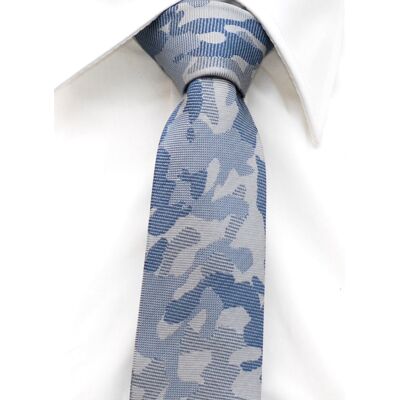 Slipskungen Slips Camo Blå-grå Slipskungen Slips Camo Blå-grå