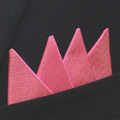 Slipskungen Färdigvikt bröstnäsduk Fyrspets FN044 Rosa Slipskungen Färdigvikt bröstnäsduk Fyrspets FN044 Rosa