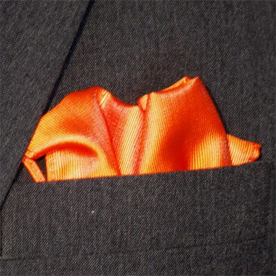 Slipskungen Bröstnäsduk orange vävd Slipskungen Bröstnäsduk orange vävd