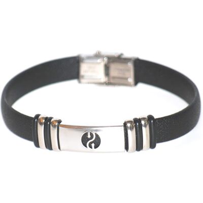 Slipskungen Armband rostfritt stål Hill svart Slipskungen Armband rostfritt stål Hill svart