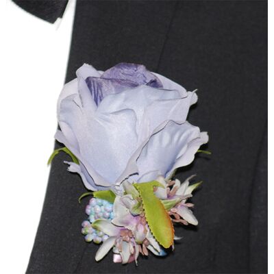 Slipskungen Corsage Ros Blålila Slipskungen Corsage Ros Blålila