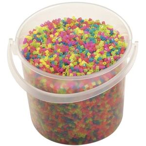 Nabbi Neon Fuse Perler - 5x5 mm, 20000 st Nabbi Neon Fuse Perler - 5x5 mm, 20000 st