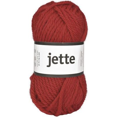 Järbo GARN Ullgarn Jette 50g röd Järbo GARN Ullgarn Jette 50g röd