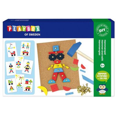 PLAYBOX Spikmosaik 210delar PLAYBOX Spikmosaik 210delar