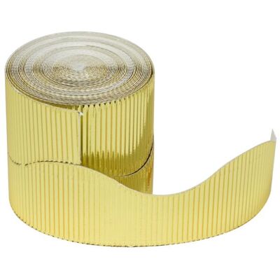 NO BRAND Wellpapp rulle krona 60mm x 15m Guld NO BRAND Wellpapp rulle krona 60mm x 15m Guld
