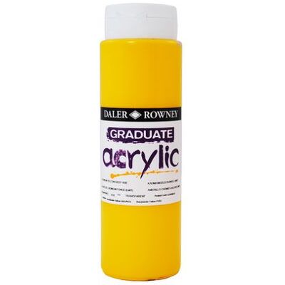 DALER-ROWNEY Akrylfärg 500 ml klargul DALER-ROWNEY Akrylfärg 500 ml klargul