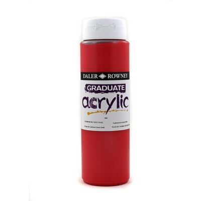 DALER-ROWNEY Akrylfärg 500 ml röd DALER-ROWNEY Akrylfärg 500 ml röd