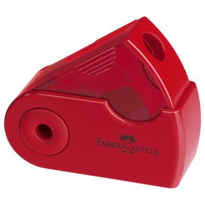 Pennvässare Faber Castell enkel röd/blå Pennvässare Faber Castell enkel röd/blå