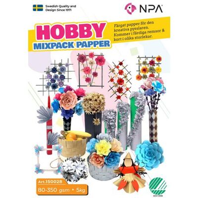 NO BRAND Hobby papper mix 80-350gr 5kg NO BRAND Hobby papper mix 80-350gr 5kg