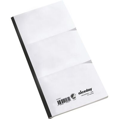 Niceday Flikblock 3-del 120x245mm 75blad Niceday Flikblock 3-del 120x245mm 75blad