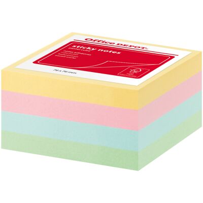 Office Dep Notiskub 76x76 mm Pastell Office Dep Notiskub 76x76 mm Pastell