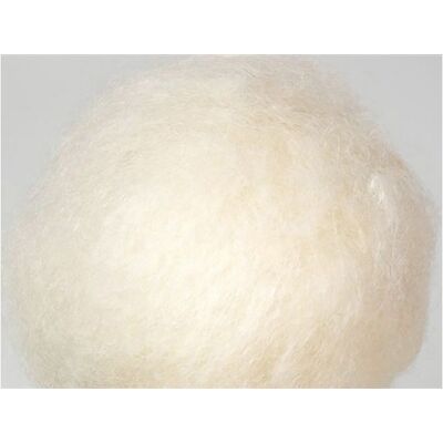 Järbo GARN Kardad ull 250g natur Järbo GARN Kardad ull 250g natur