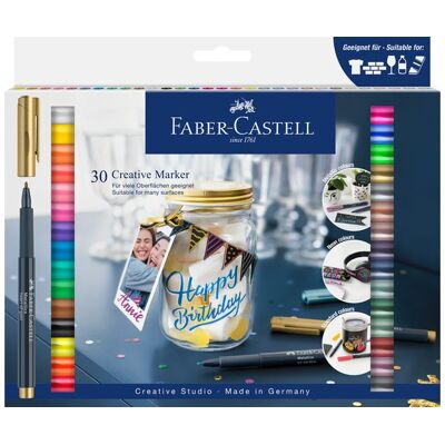 Fiberpenna FABER CASTELL Creative 30/fp Fiberpenna FABER CASTELL Creative 30/fp