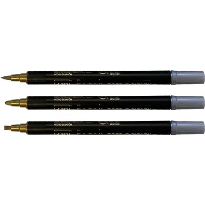 Penna Zig Twin guld & silver 3 st/fp Penna Zig Twin guld & silver 3 st/fp