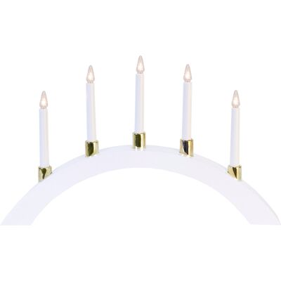 Star Tradi Ljusstake LED Halla Båge Vit Star Tradi Ljusstake LED Halla Båge Vit