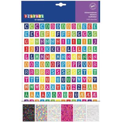 PLAYBOX Stickers Bokstäver 1100/fp PLAYBOX Stickers Bokstäver 1100/fp