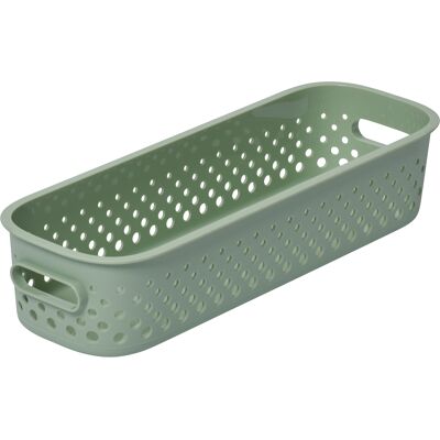 SmartStore Förvaringslåda Essence Slim 29,5x10x6,5cm Grön SmartStore Förvaringslåda Essence Slim 29,5x10x6,5cm Grön