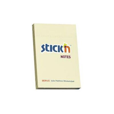Stick'N Notes STICK`N 51x76mm gul Stick'N Notes STICK`N 51x76mm gul