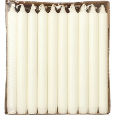 Papstar Kronljus 24 cm Stearin vit 30-pack Papstar Kronljus 24 cm Stearin vit 30-pack