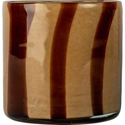 Byon - Calore Curve XS ljusstake - Brun/beige Byon - Calore Curve XS ljusstake - Brun/beige