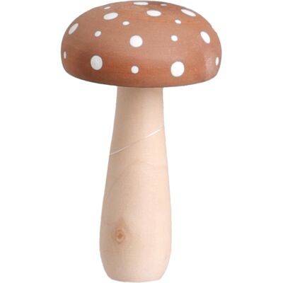 Festive Dekoration svamp 10cm, brun Festive Dekoration svamp 10cm, brun
