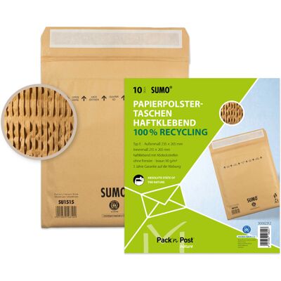 Vadderad påse SUMO 215x265 mm 10-pack Vadderad påse SUMO 215x265 mm 10-pack