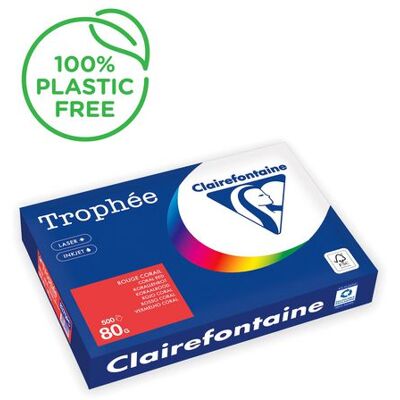 Clairefontaine Kop.ppr TROPHEÉ A3 80g oh röd 500/fp Clairefontaine Kop.ppr TROPHEÉ A3 80g oh röd 500/fp
