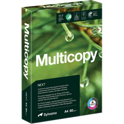 Kopieringspapper Multicopy Next A4H 80g 500/fp Kopieringspapper Multicopy Next A4H 80g 500/fp