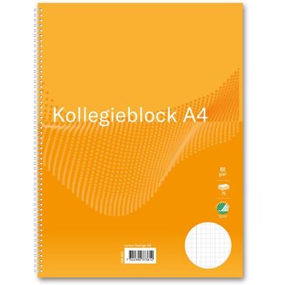 NO BRAND Kollegieblock FW A4 60g 70bl rut gul NO BRAND Kollegieblock FW A4 60g 70bl rut gul