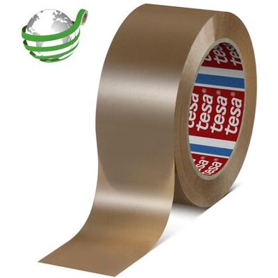 Packtejp TESA 60418 PET 50mmx132m brun Packtejp TESA 60418 PET 50mmx132m brun