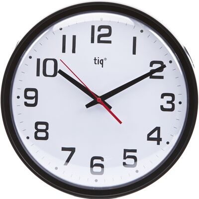 Väggklocka Classic Ø 348 mm svart Tiq Väggklocka Classic Ø 348 mm svart Tiq