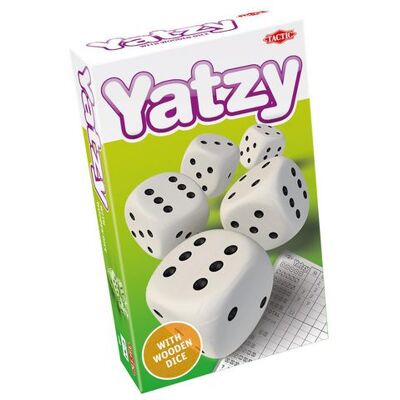 TACTIC Spel Yatzy med trätärningar TACTIC Spel Yatzy med trätärningar