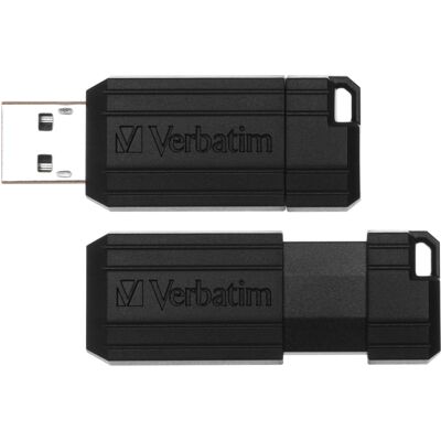 USB Verbatim Pinstripe 32GB Svart USB Verbatim Pinstripe 32GB Svart