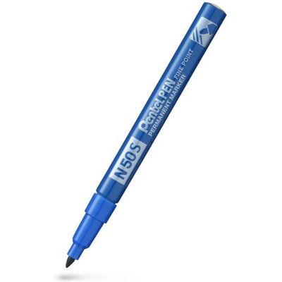 Märkpenna perm. PENTEL N50S rund blå Märkpenna perm. PENTEL N50S rund blå