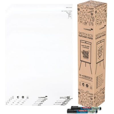 Legamaster Blädderblock Sketch Eco 5x20st Legamaster Blädderblock Sketch Eco 5x20st