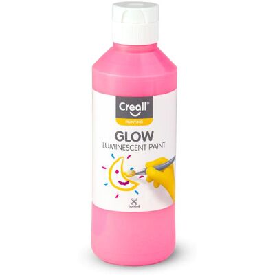 Creall Rosa Glow in the Dark Färg - Konst & Hantverk Creall Rosa Glow in the Dark Färg - Konst & Hantverk