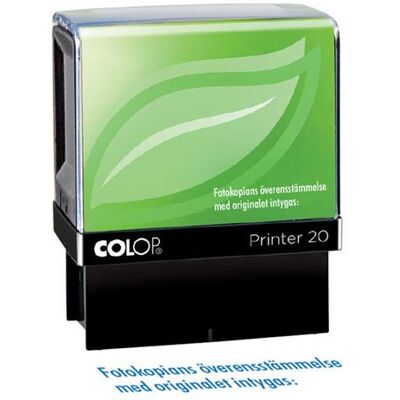 COLOP Stämpel standardtext Fotokopians överens COLOP Stämpel standardtext Fotokopians överens